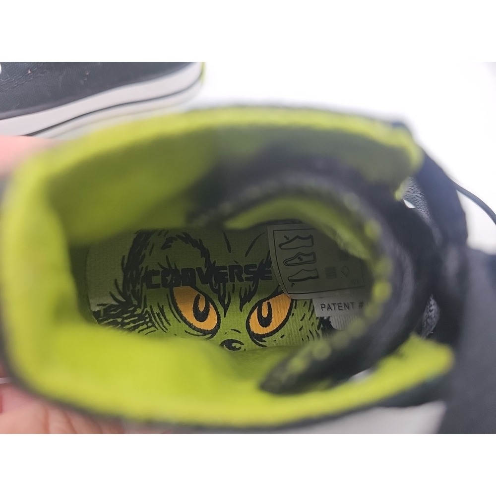 Converse All Star The Grinch RARE Hightop Shoes Size Todler Size 5 - Picture 5 of 8